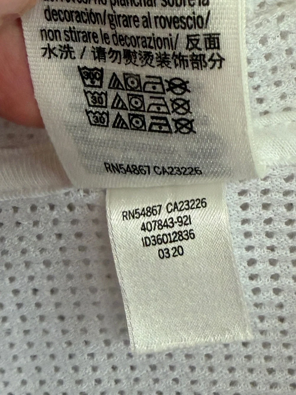 Like new PINK Victoria's Secret size S White Mesh Hooded Pullover. So cool. - Picture 5 of 8